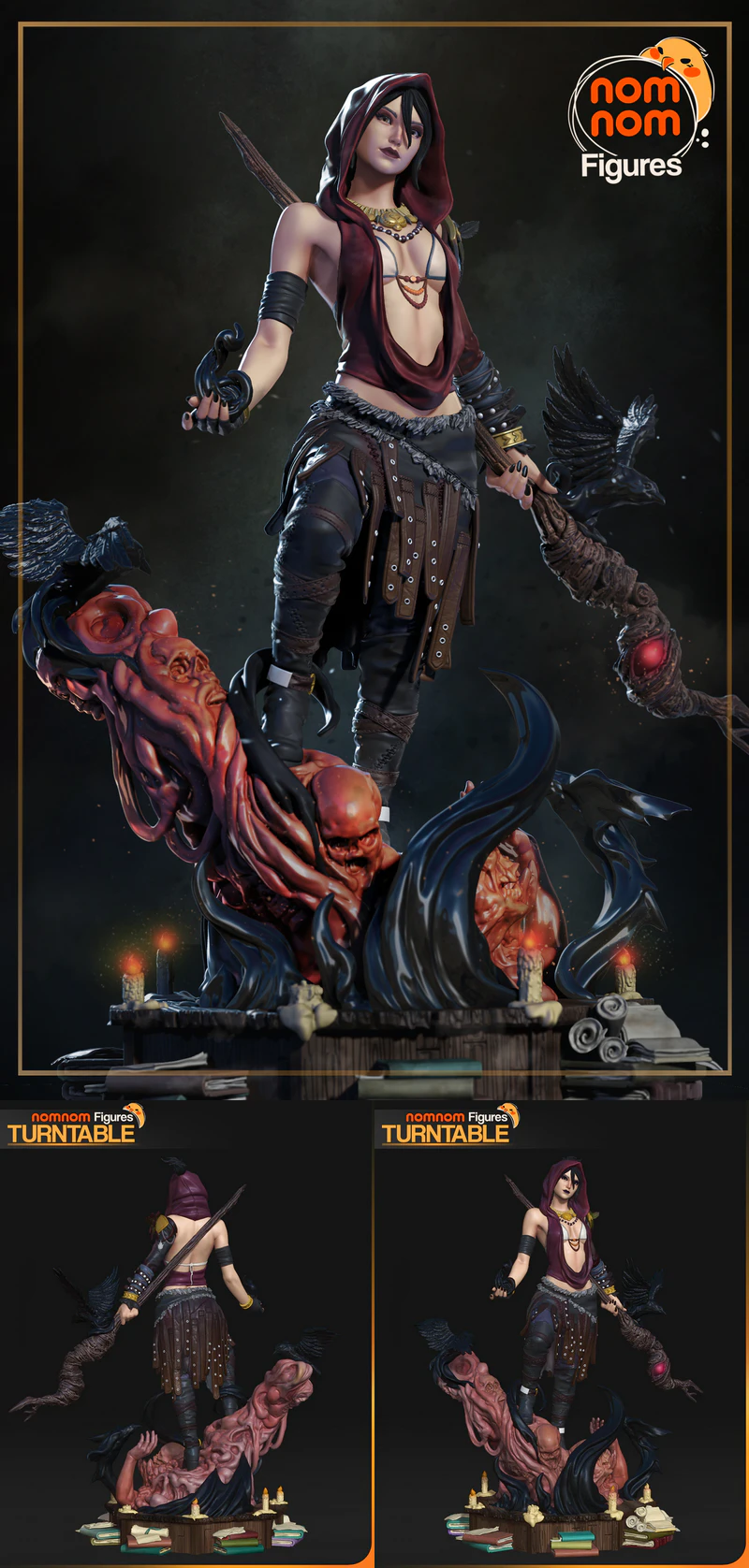 Morrigan – Dragon Age STL model for 3D printing