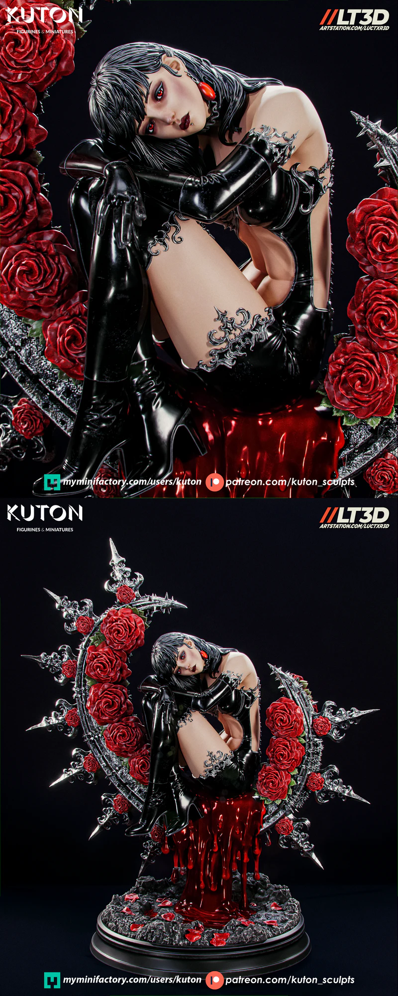 Morvayne – Dark Fantasy Character STL model for 3D printing