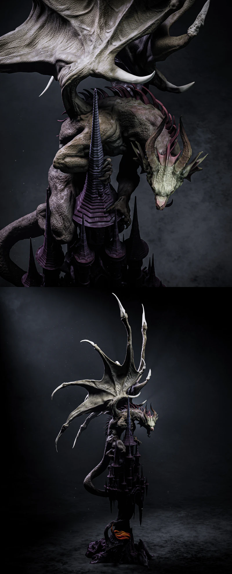 Mysterious Dragon STL model for 3D printing