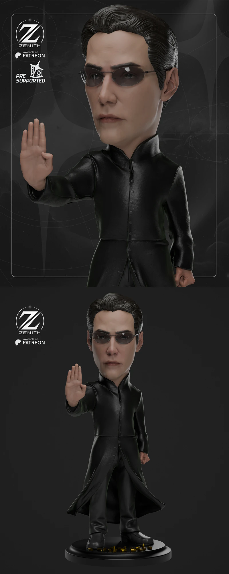NEO MATRIX ZCF 3D Printable STL Model STL model for 3D printing