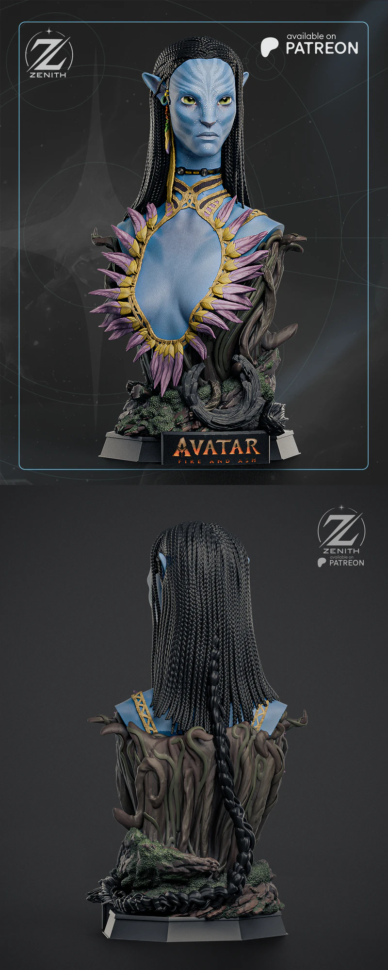 NEYTIRI AVATAR 3D Printable Bust STL File STL model for 3D printing
