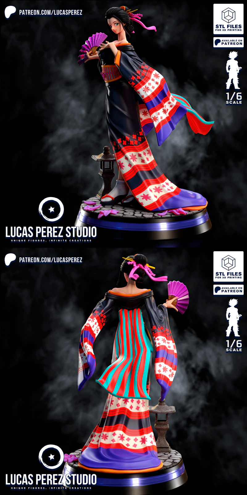 NICO ROBIN 3D Printable STL Figure STL model for 3D printing
