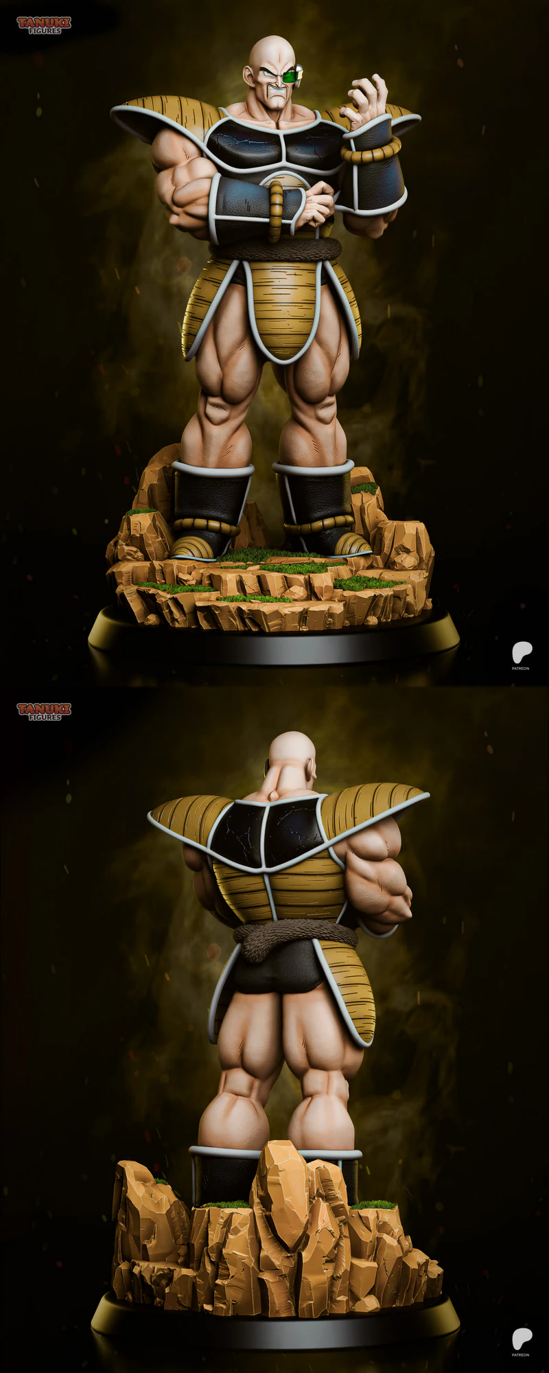 Nappa Dragon Ball Z STL File for 3D Printing STL model for 3D printing