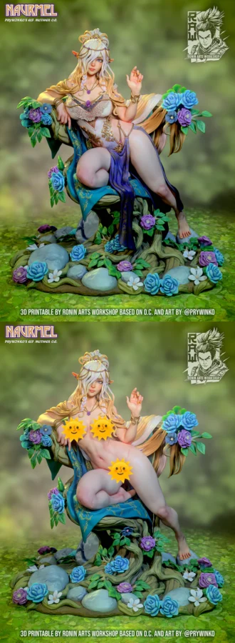 Naurmel – Elf mother O.C STL model for 3D printing