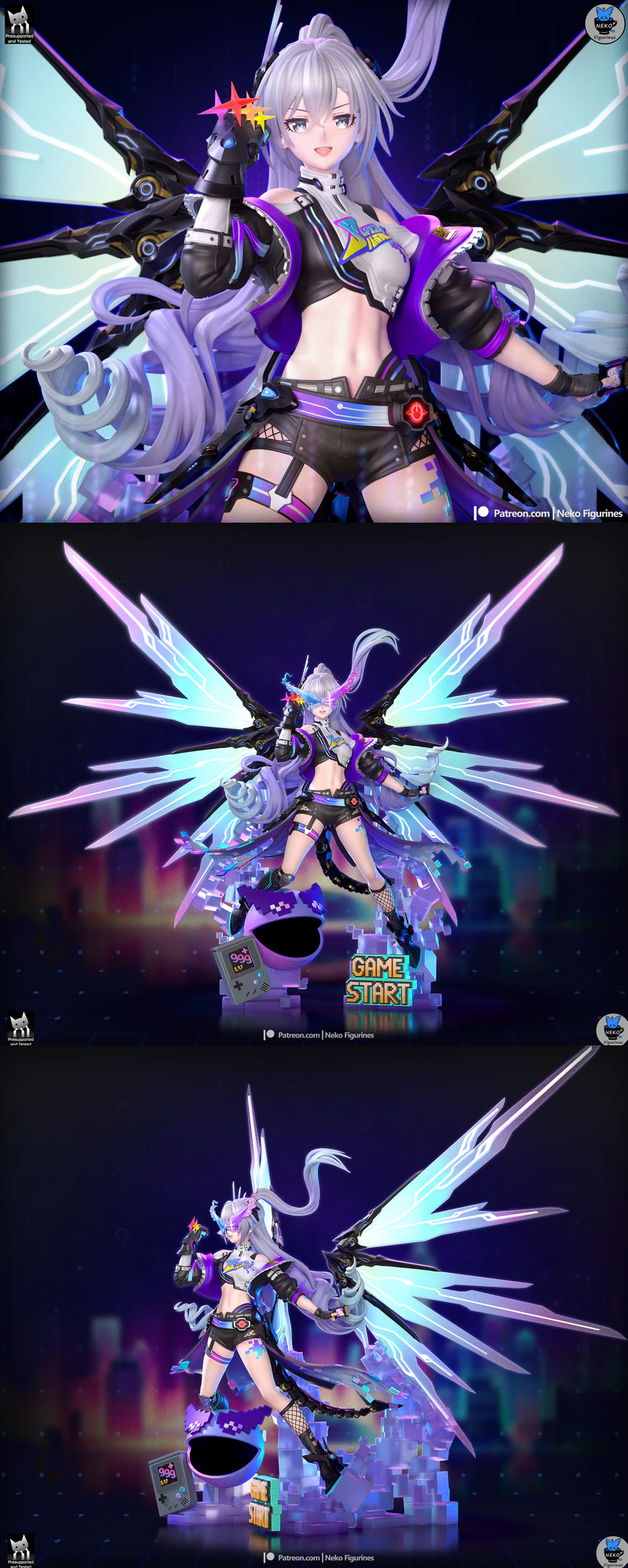 Silver Wolf LV999 – Honkai Star rail STL model for 3D printing