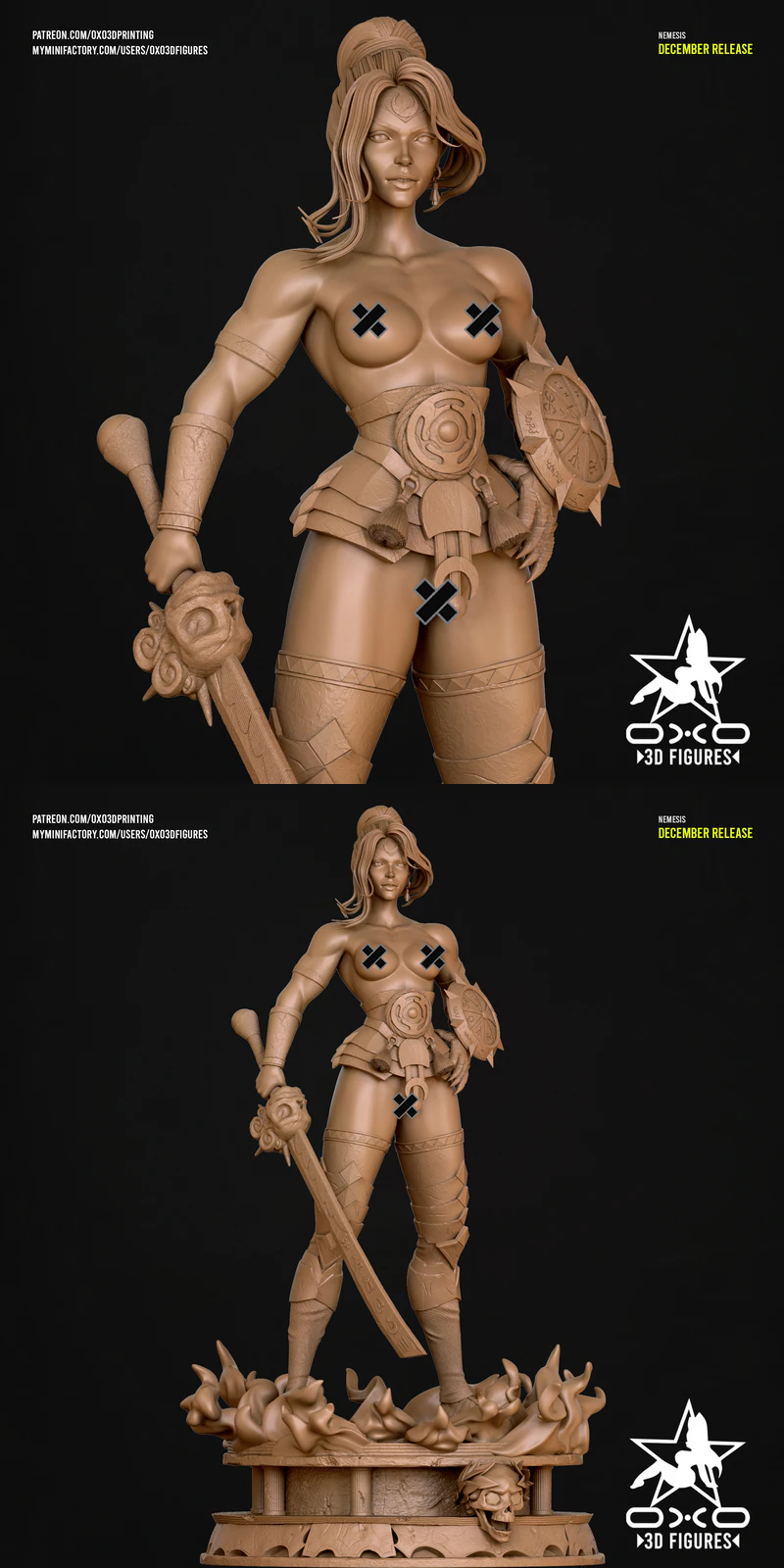 Nemesis Extra STL Figure for 3D Printer STL model for 3D printing