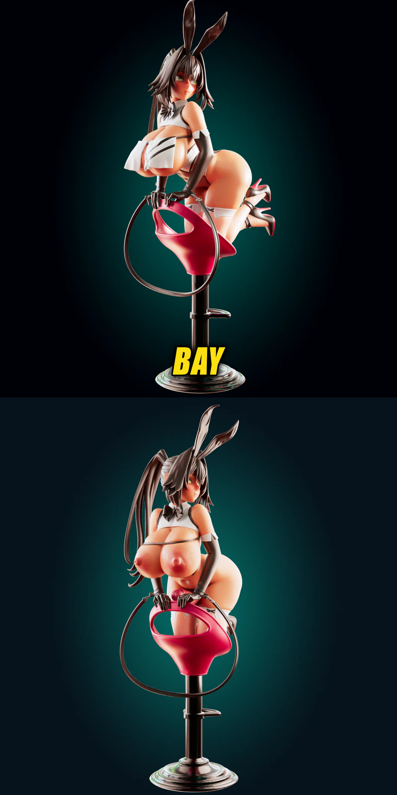 Nikke Bay Radiant Bunny Girl STL model for 3D printing