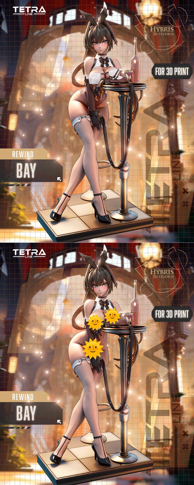 Nikke Goddess of Victory – Bay (Radiant Rabbit) STL File for 3D Printer STL model for 3D printing