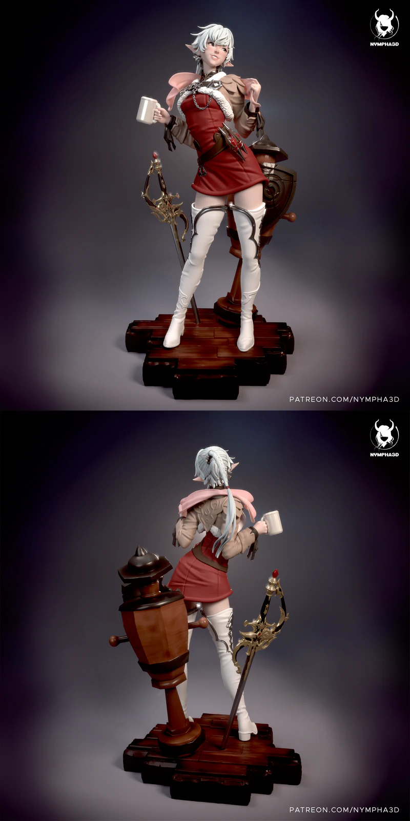 Alisaie Leveilleur – Final Fantasy XIV STL model for 3D printing