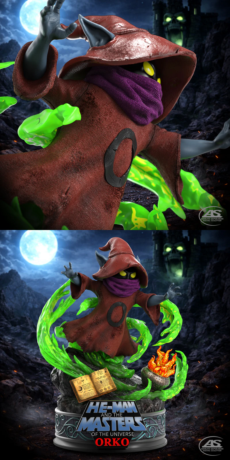 Orko – Inspired by Classic Animated Magic STL model for 3D printing