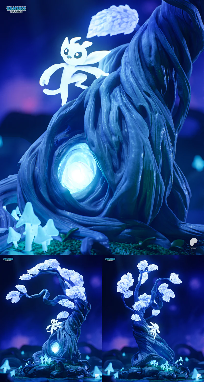 Ori from Ori and the Blind Forest STL Model 3D Printable STL model for 3D printing