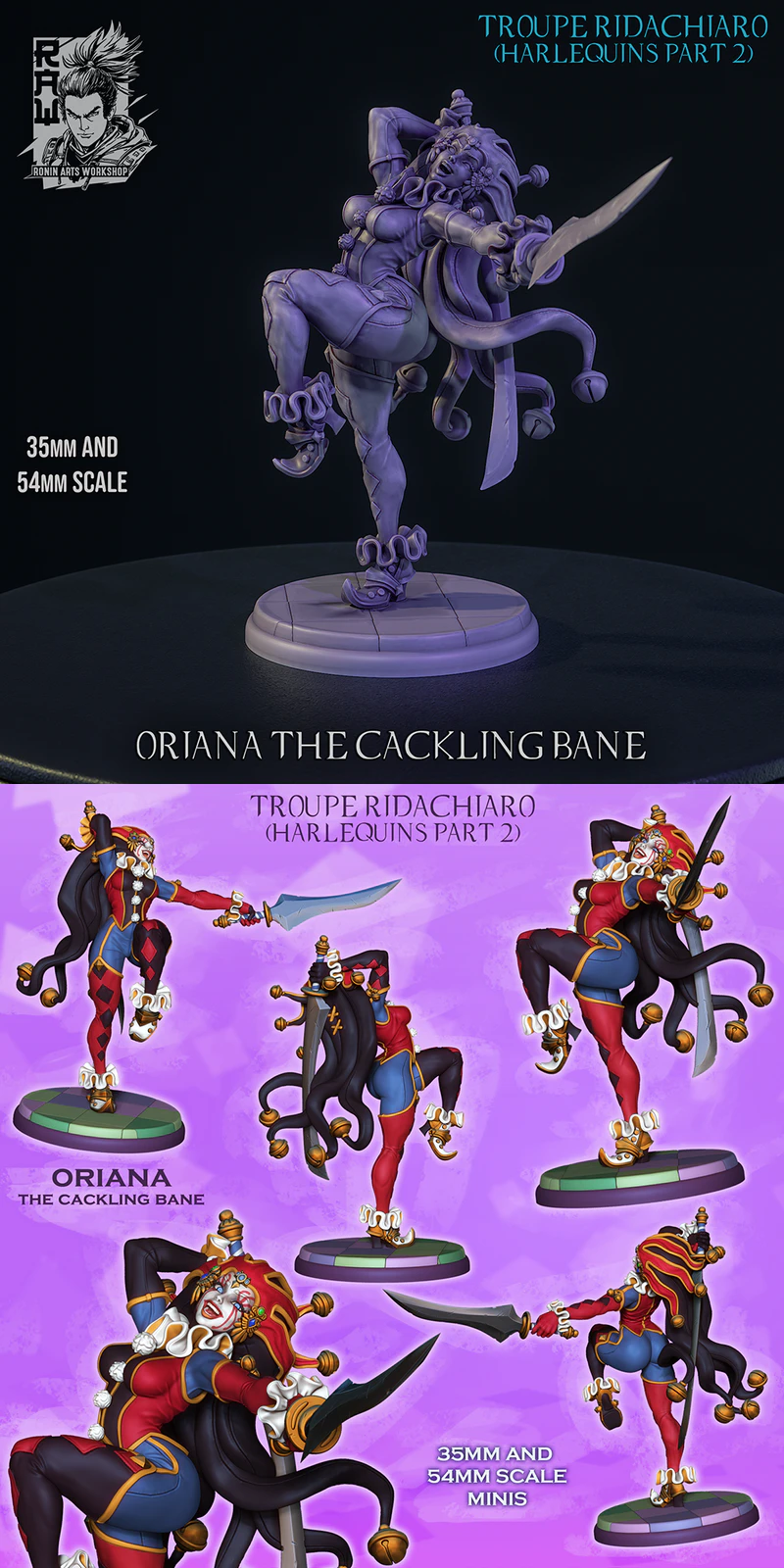 Oriana The Cackling Bane STL model for 3D printing