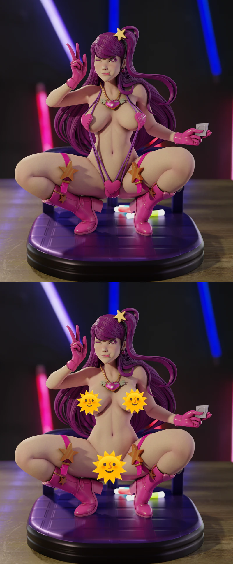 Oshi no Ko idol STL model for 3D printing