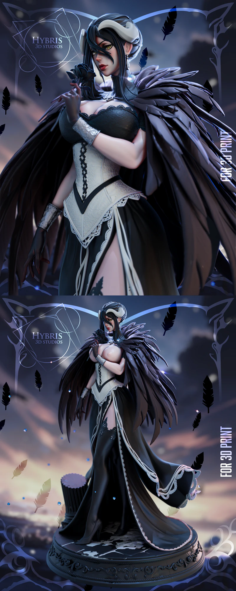 Overlord – Albedo STL model for 3D printing