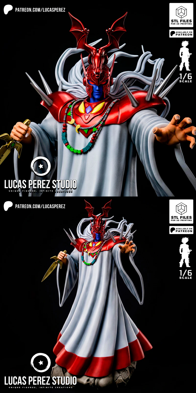 PATRIARCA ARLES – Saint Seiya STL model for 3D printing