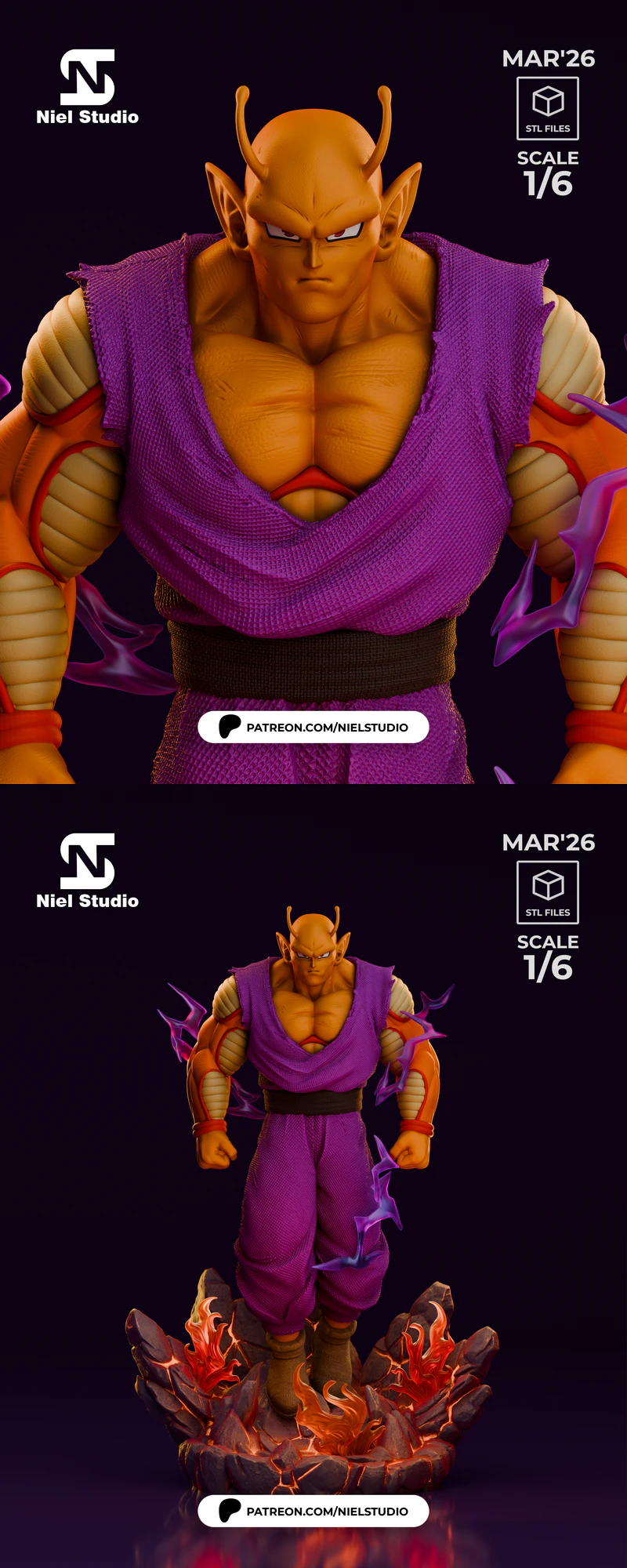 Piccolo – Inspired by Legendary Anime Warriors STL model for 3D printing