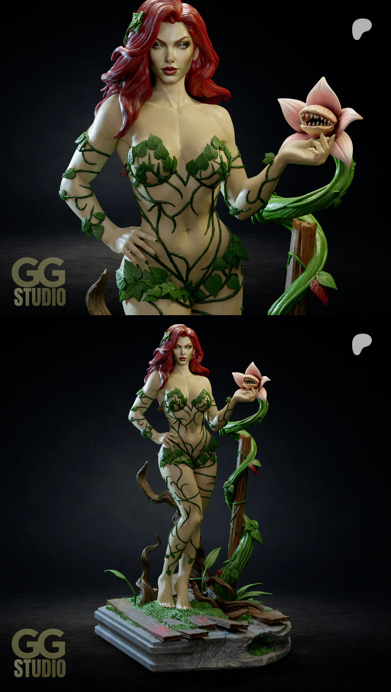 POISON IVY STL model for 3D printing
