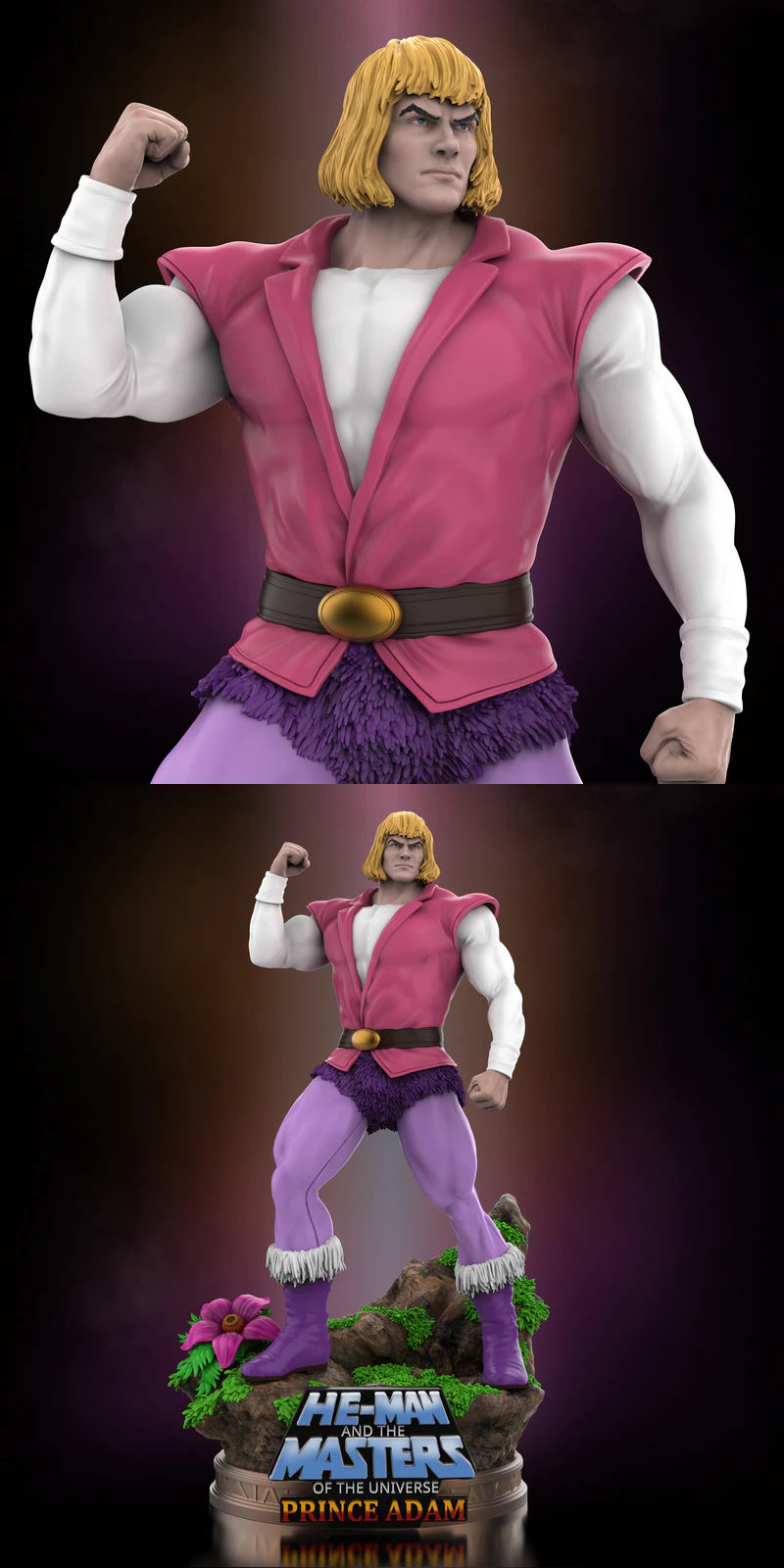 PRINCE ADAM STL model for 3D printing