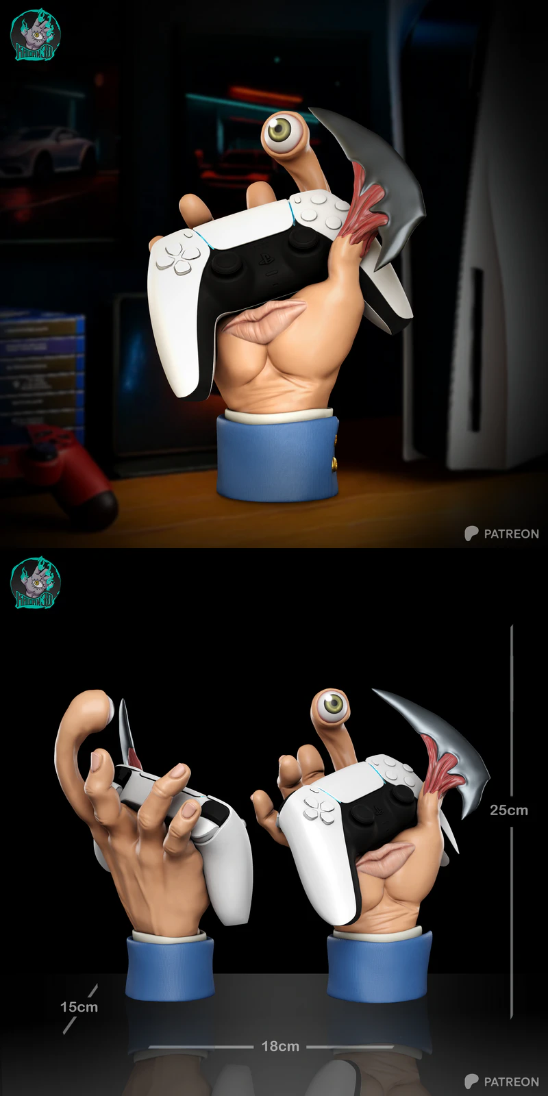 Parasyte Alien Creature 3D Printable STL Model STL model for 3D printing