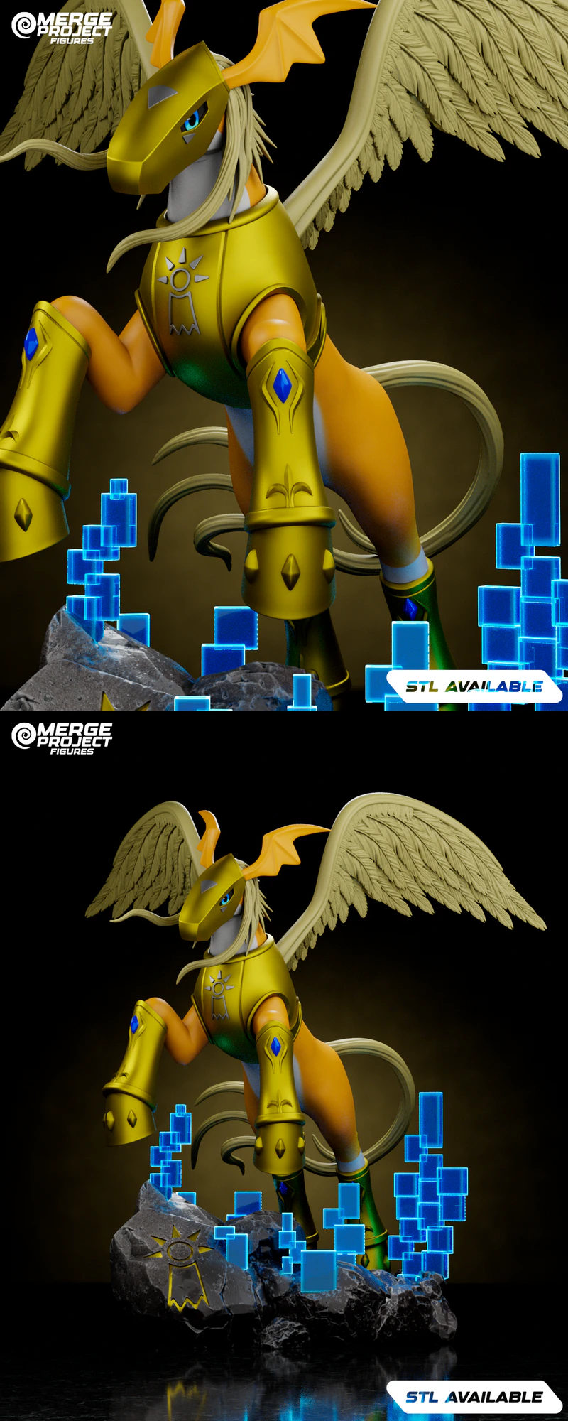 Pegasmon – Inspired by Digital Monster Legends STL model for 3D printing