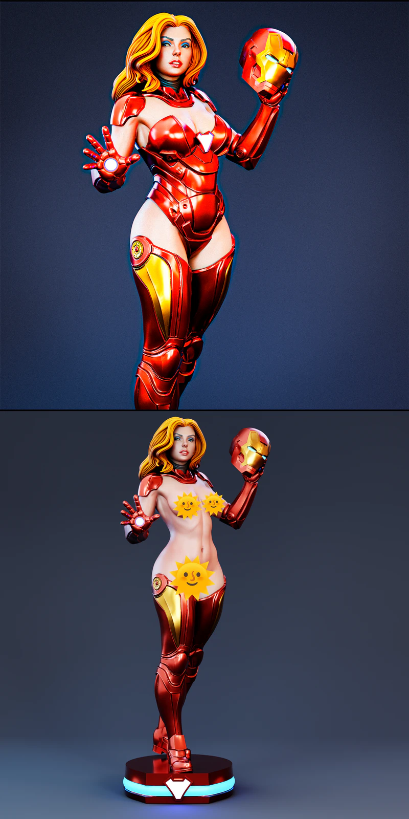 Pepper Potts Marvel STL model for 3D printing