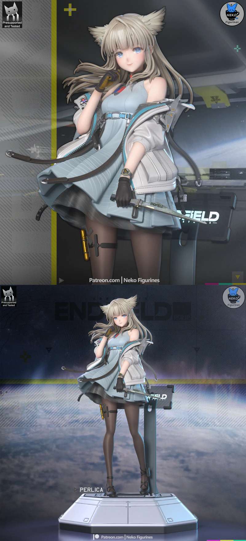 Perlica – Arknights Enfield STL model for 3D printing