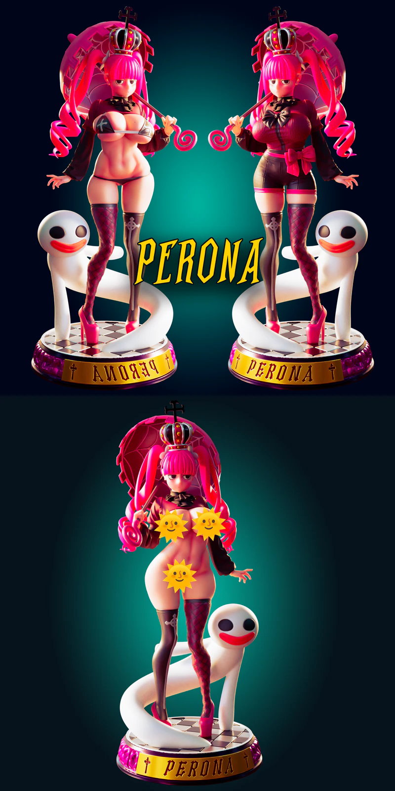 Perona One Piece 3D Printable STL File STL model for 3D printing