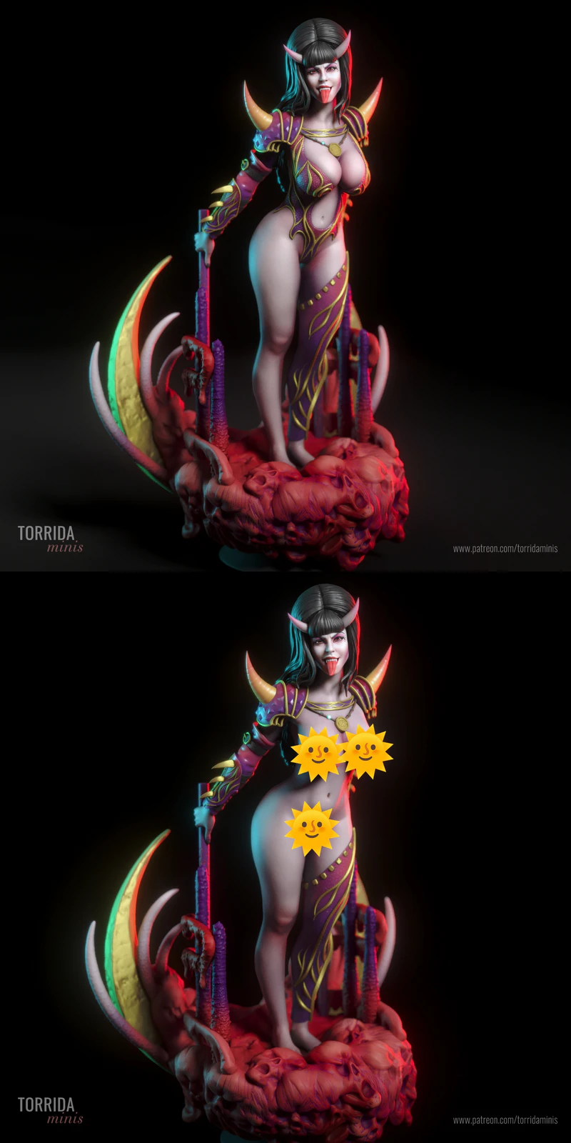 Perversa Succubus Fantasy 3D Printable STL Model STL model for 3D printing