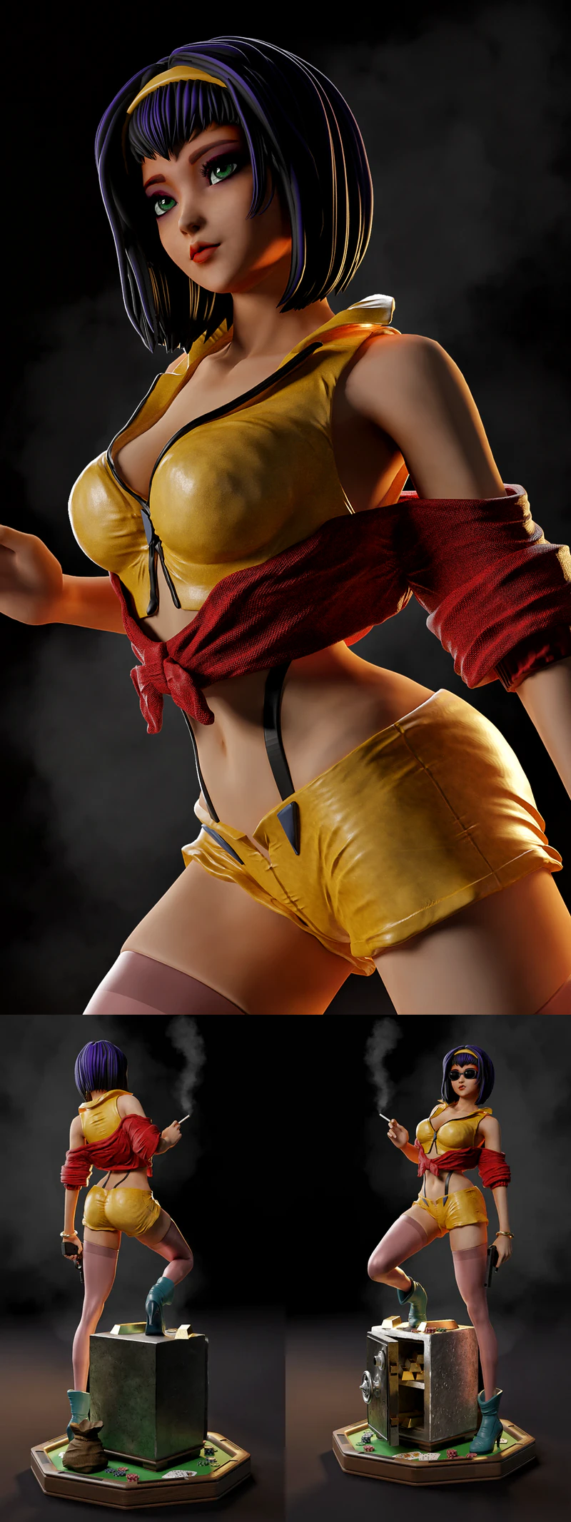 Phay Valentino – Anime – Cowboy Bee STL model for 3D printing
