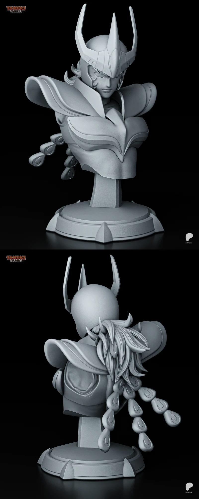 Phoenix Ikki – Saint Seiya – Bust STL model for 3D printing