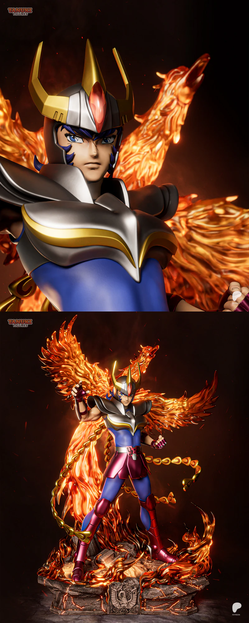 Phoenix Ikki – Saint Seiya STL model for 3D printing