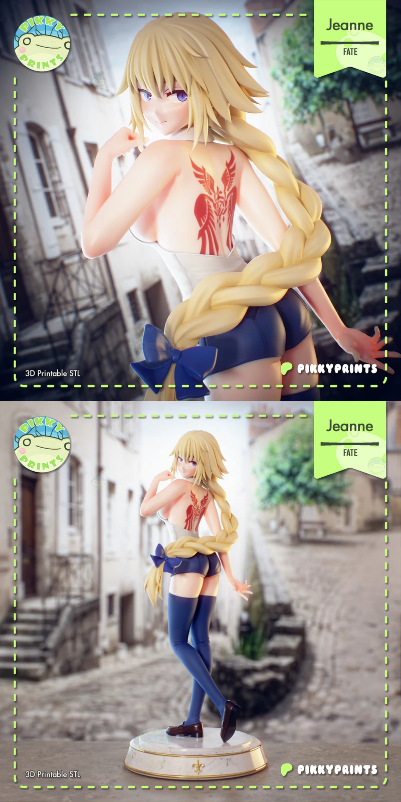 Fate – Jeanne d’Arc STL model for 3D printing