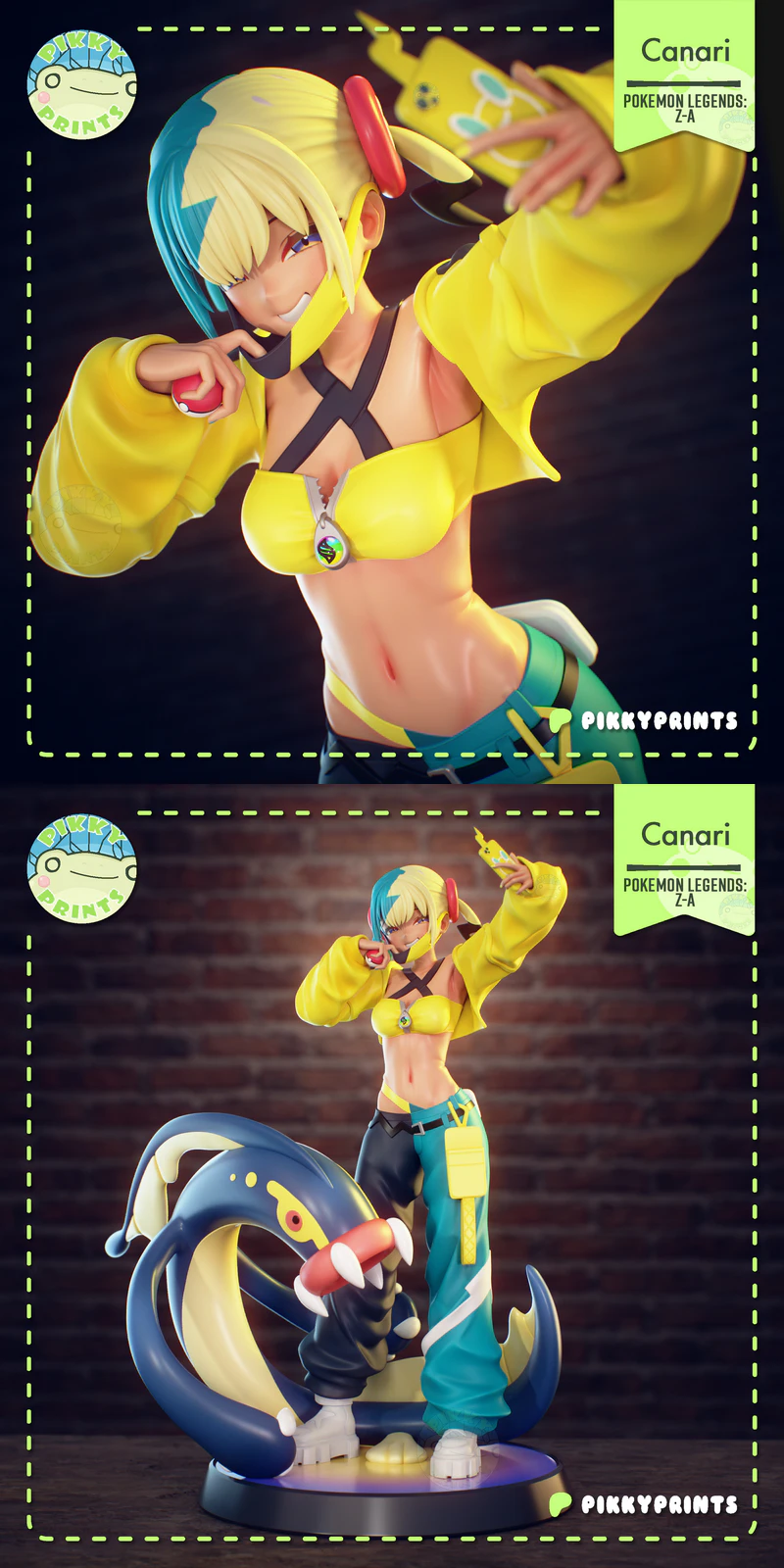 Pokemon Canari 3D Printable STL Model for FDM Printer STL model for 3D printing