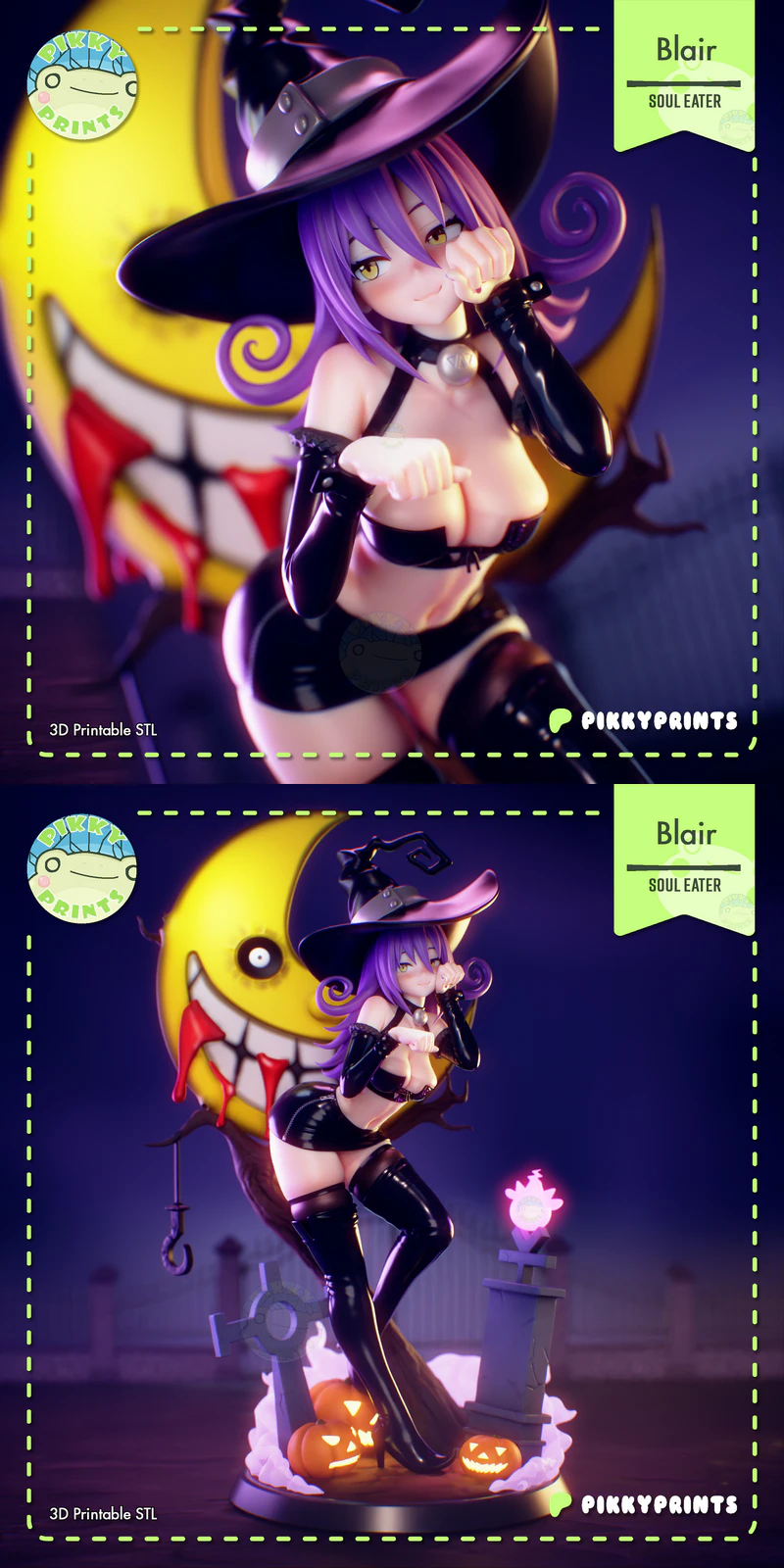 Soul Eater – Blair 3D Printable Miniature STL File STL model for 3D printing