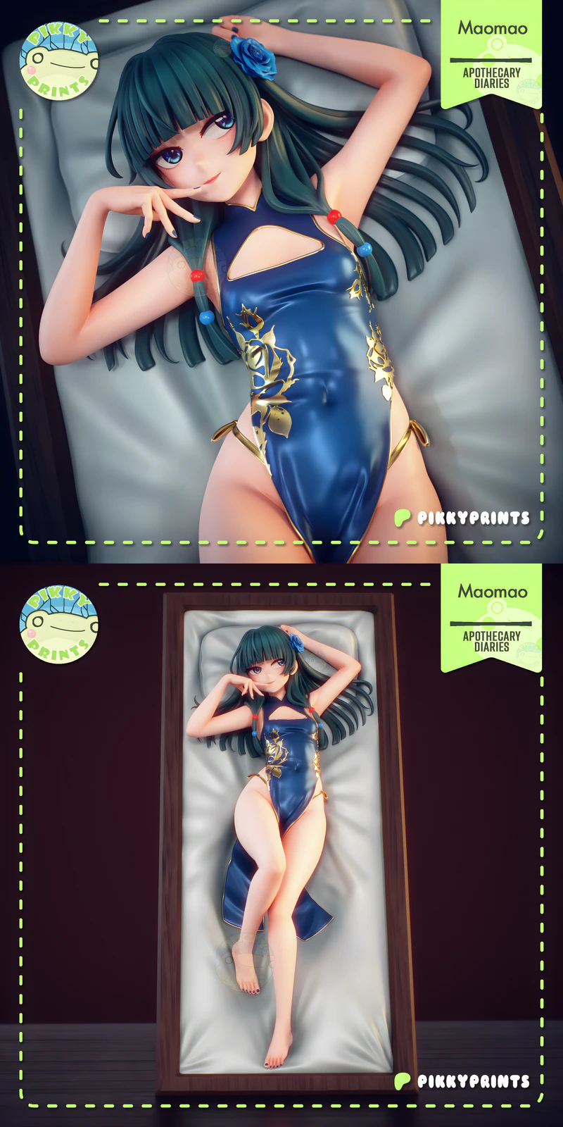 Apothecary Diaries Maomao Miniature STL File STL model for 3D printing