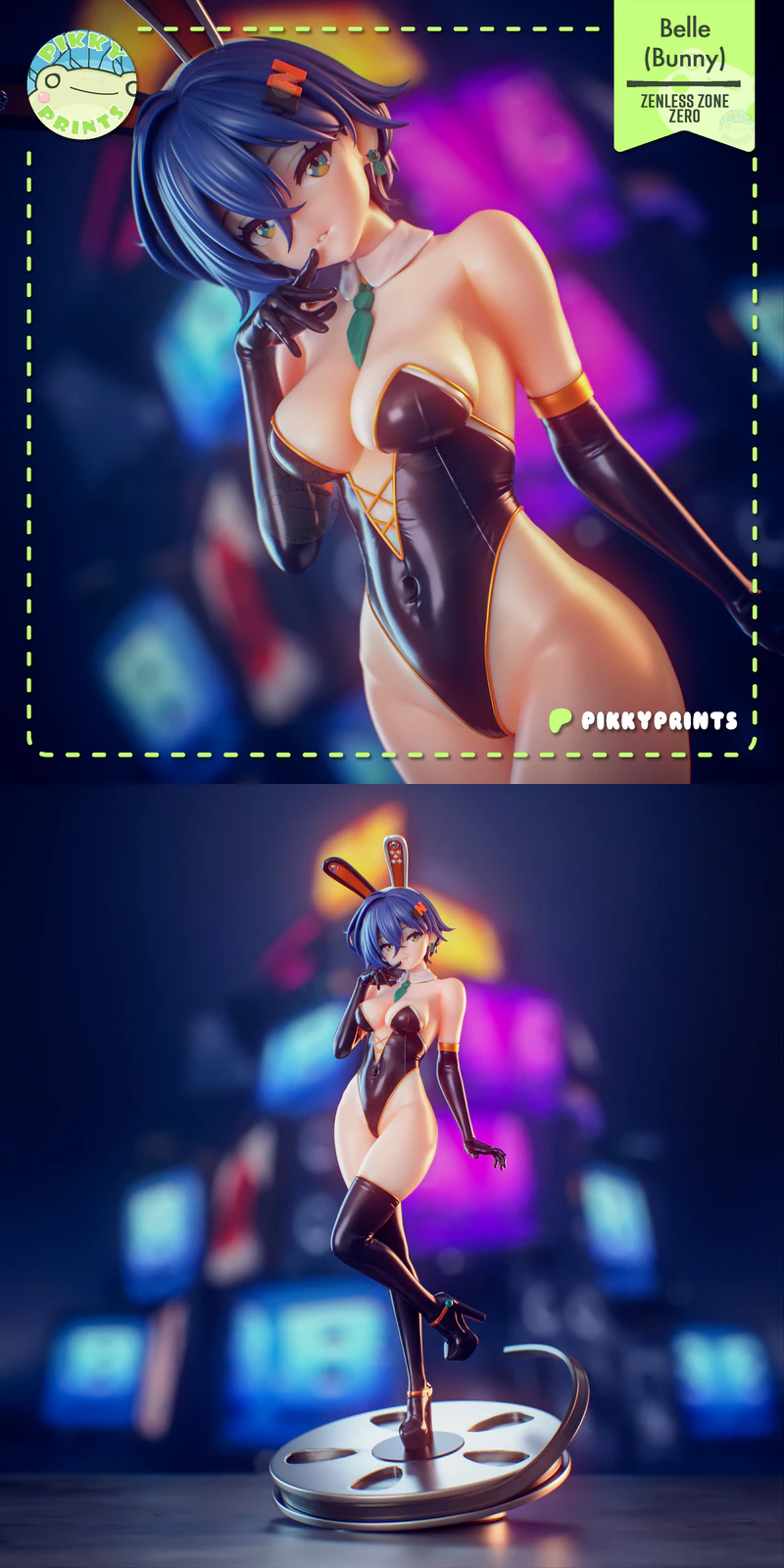 Belle Bunny – Zenless Zone Zero STL model for 3D printing