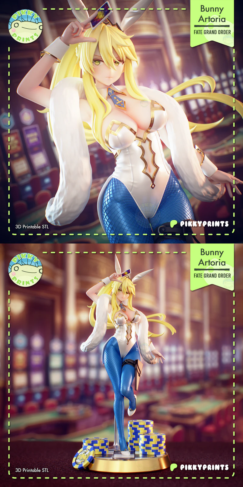 Bunny Artoria – Fate Grand Order STL model for 3D printing
