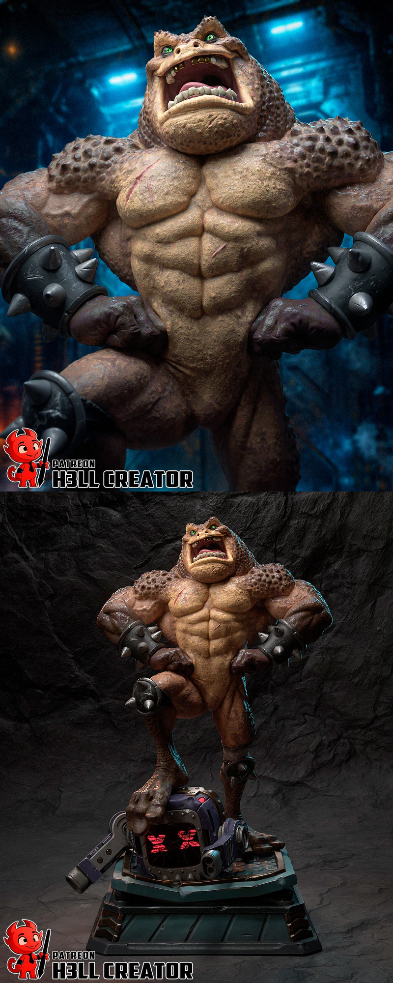 Pimple – Battletoads STL model for 3D printing
