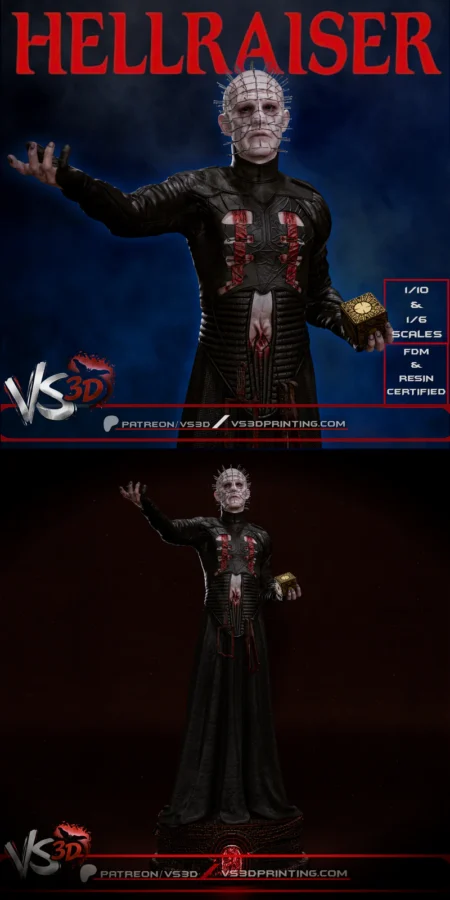 Pinhead – Hellraiser STL model for 3D printing