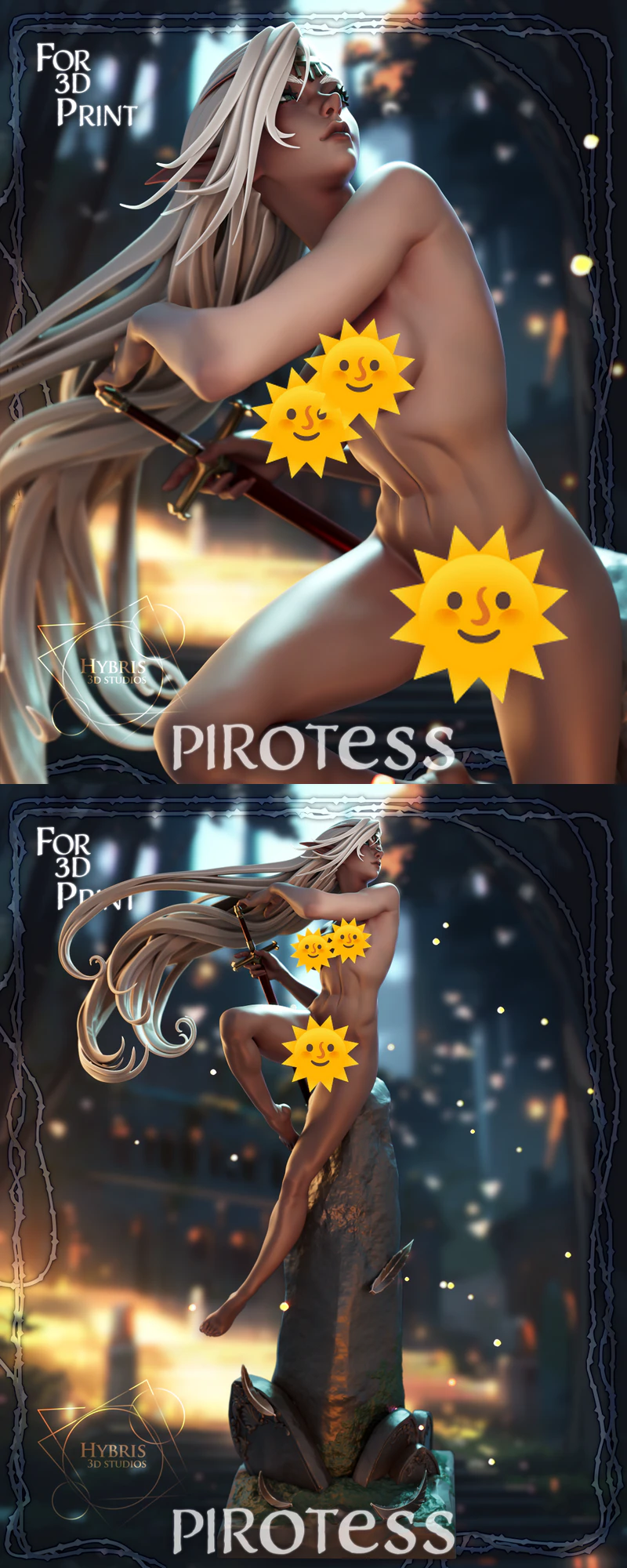 Pirotess – Record of The Lodoss War Extra STL model for 3D printing