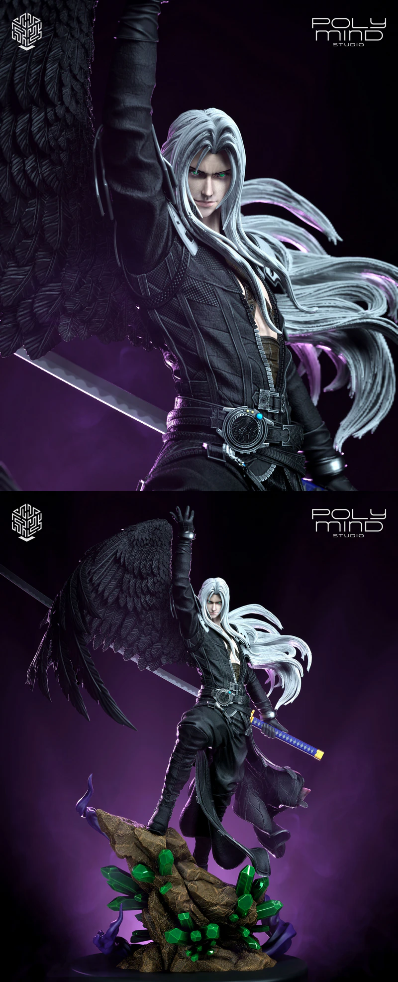 Sephiroth STL model for 3D printing