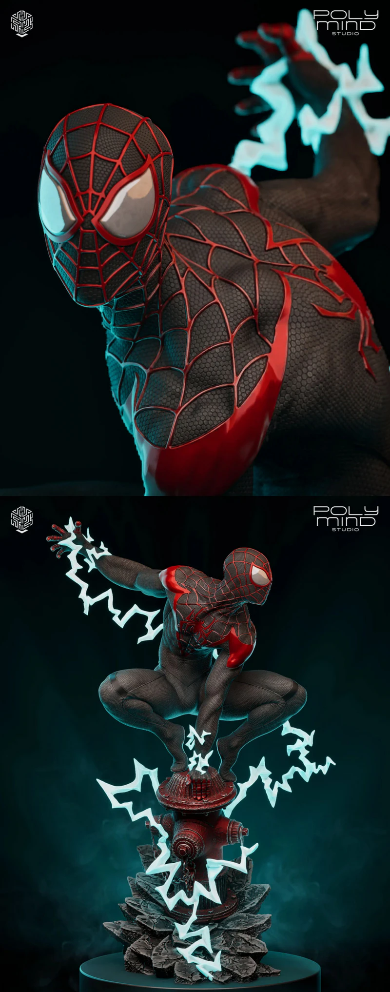 Miles morales STL model for 3D printing