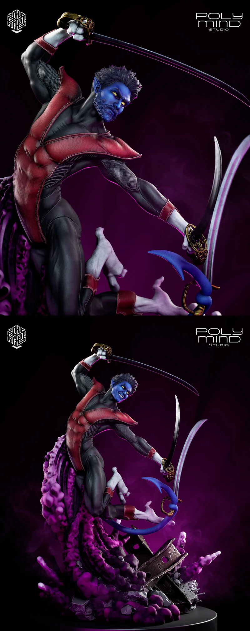Nightcrawler STL model for 3D printing