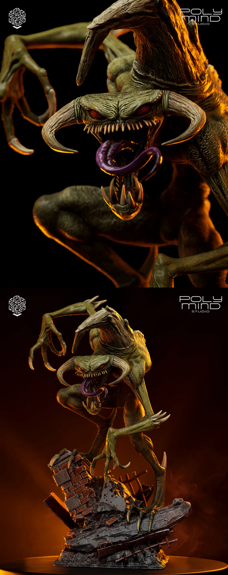 Violator Demon STL File for 3D Printing STL model for 3D printing