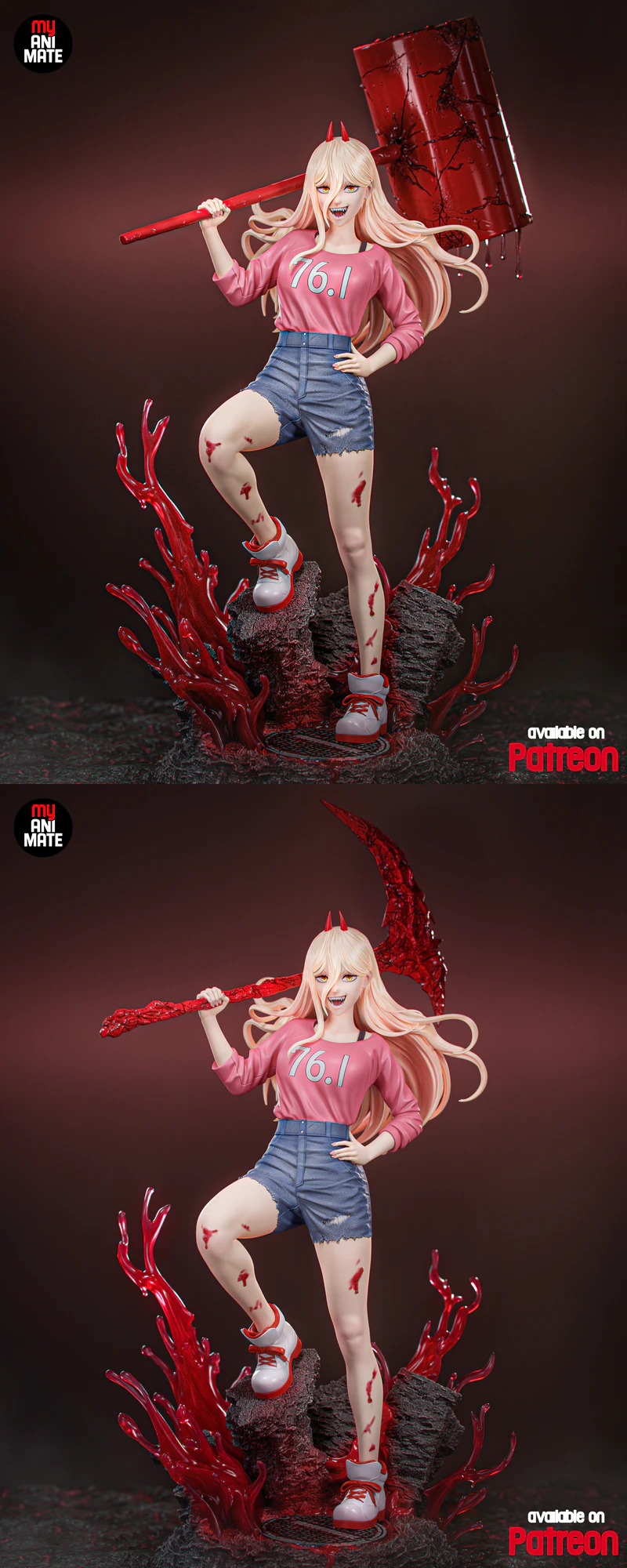 Power – ChainSaw Man STL model for 3D printing