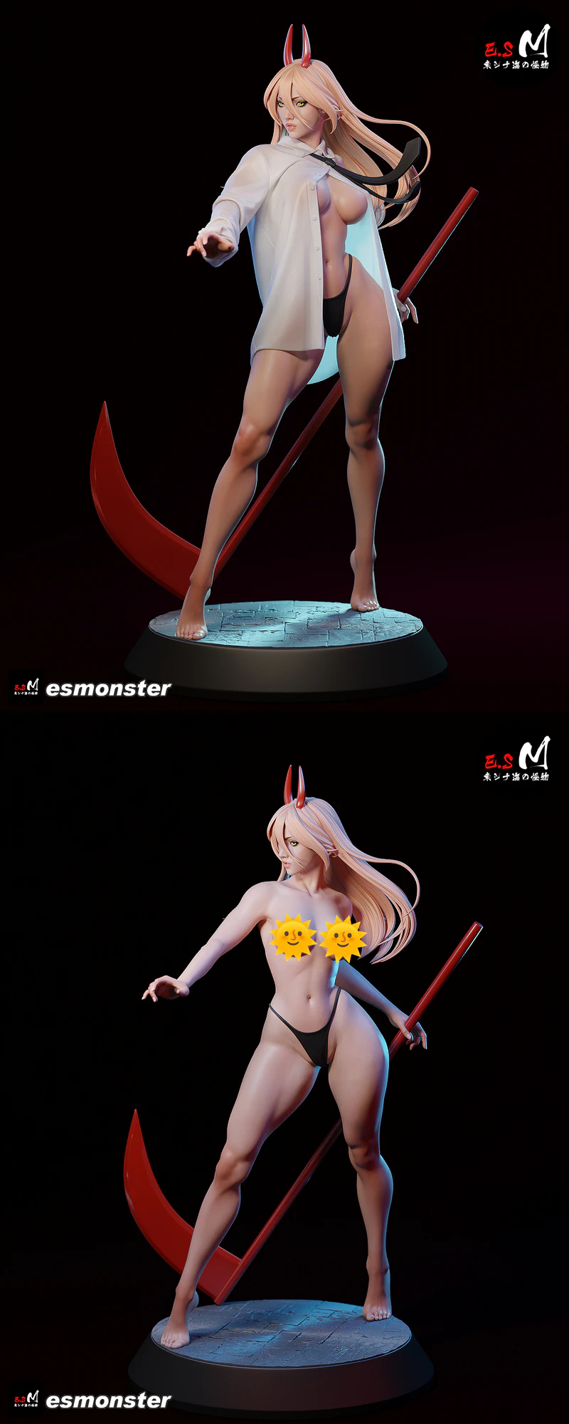 Beast Warrior Girl – Fantasy Style STL model for 3D printing