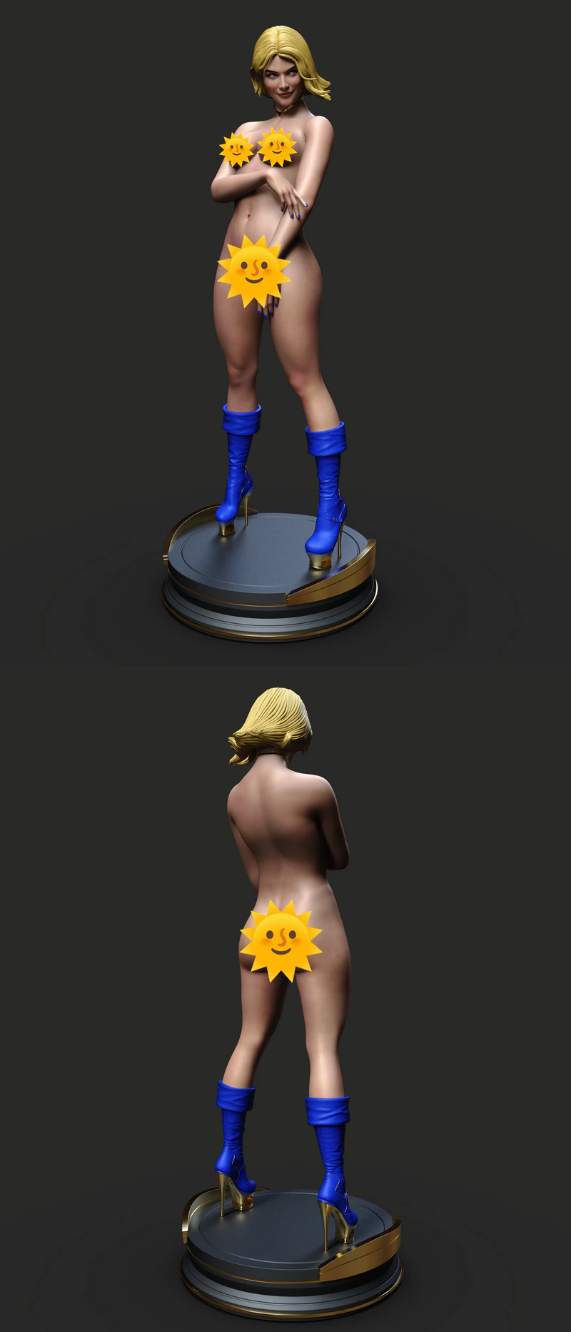 Powergirl Extra STL 3D Printable Miniature STL model for 3D printing