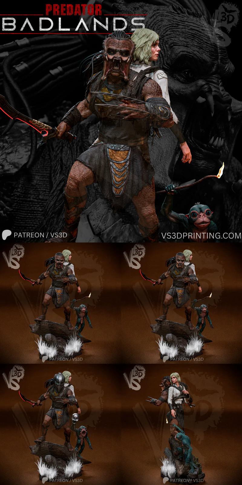 Predator Badlands Dek Of The Yautja STL model for 3D printing
