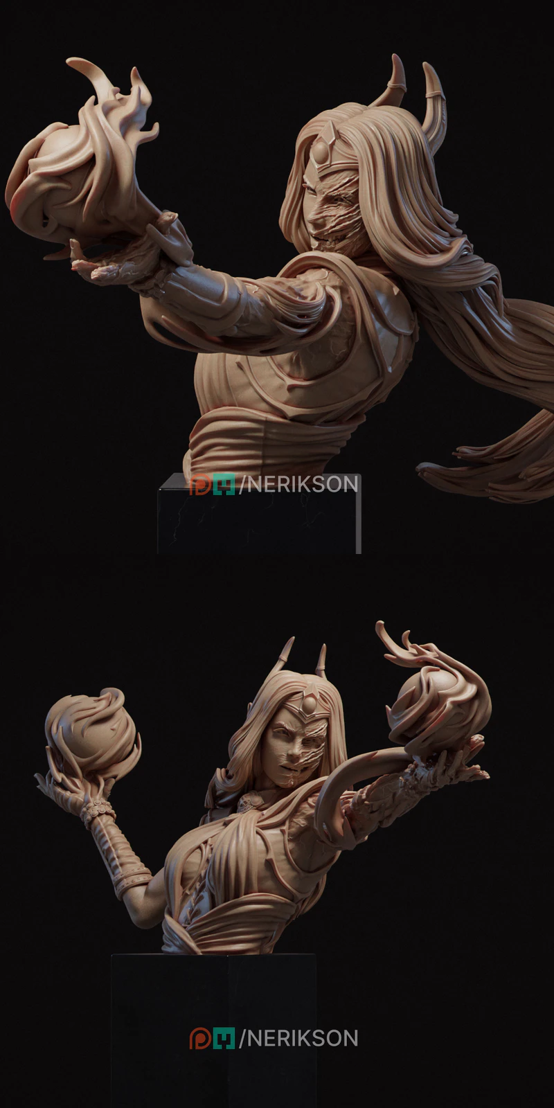 Price of Magic Bust STL model for 3D printing