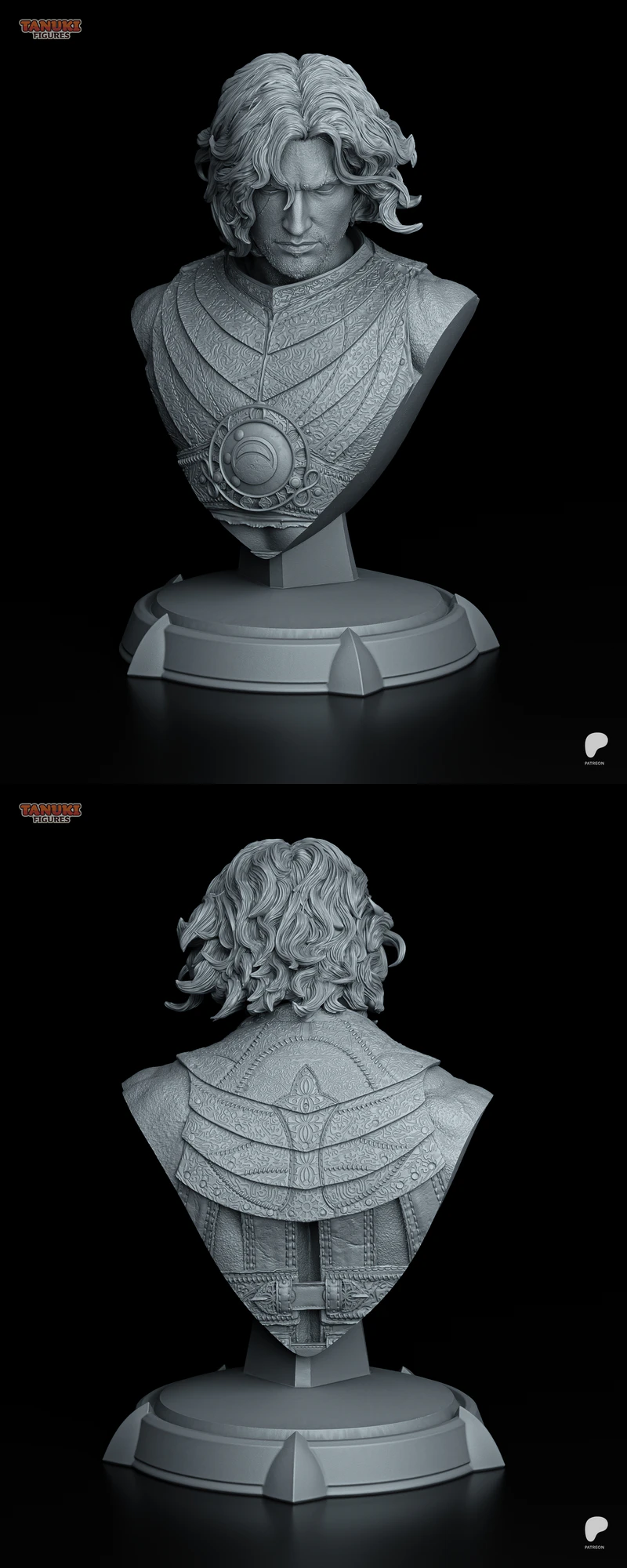 Prince of Persia 3D Printable Bust STL File STL model for 3D printing